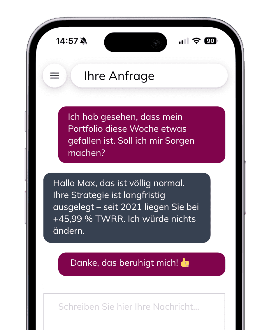 Ihr Vermittler. Immer eine Nachricht entfernt.