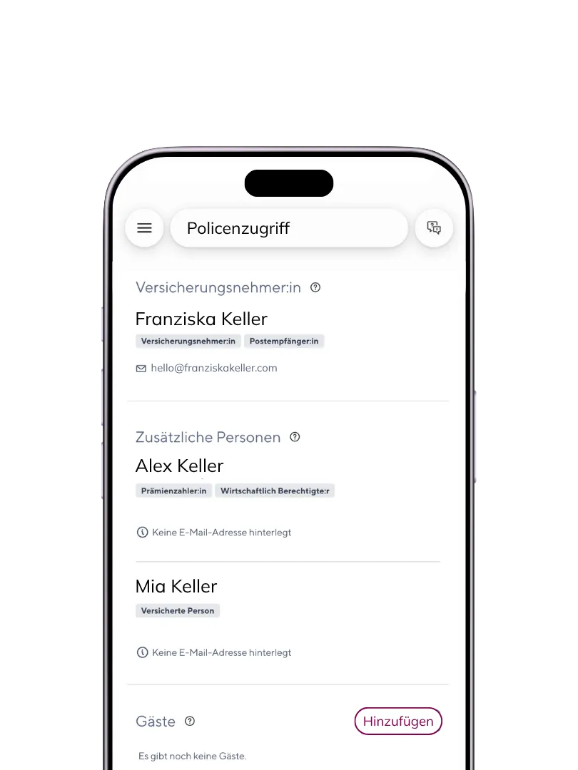 Police-Sharing in der Liechtenstein Life App