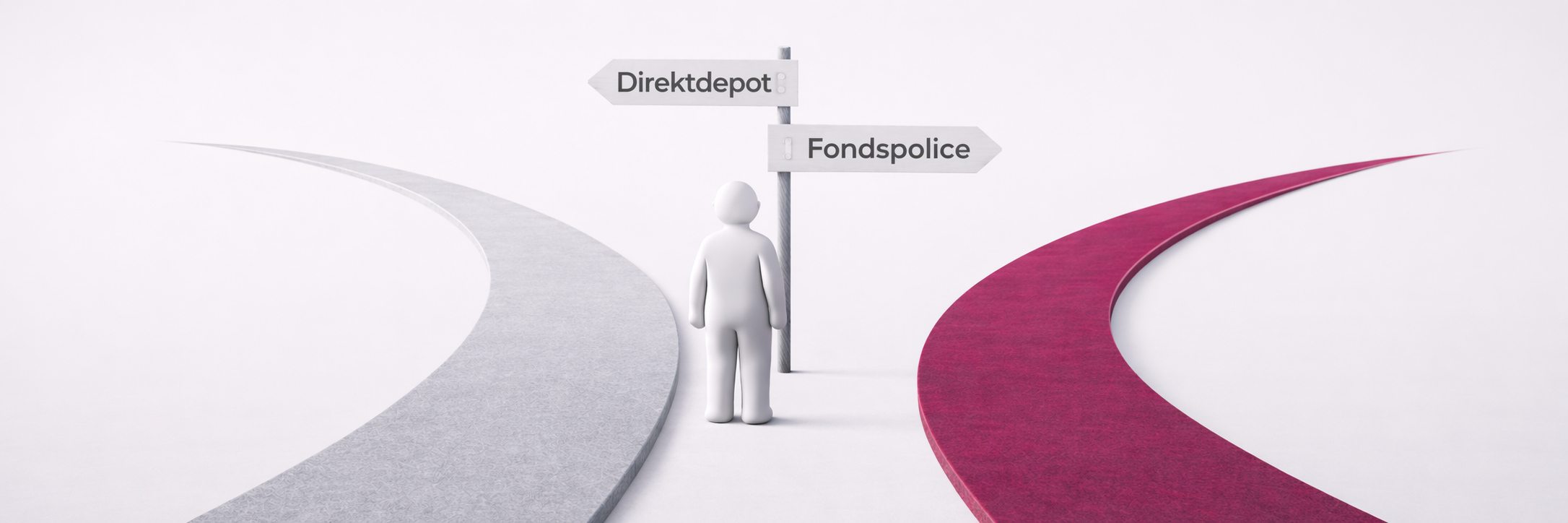 Illustration: Fondspolice und ETF-Sparplan — zwei Wege zum Vermögensaufbau im Vergleich